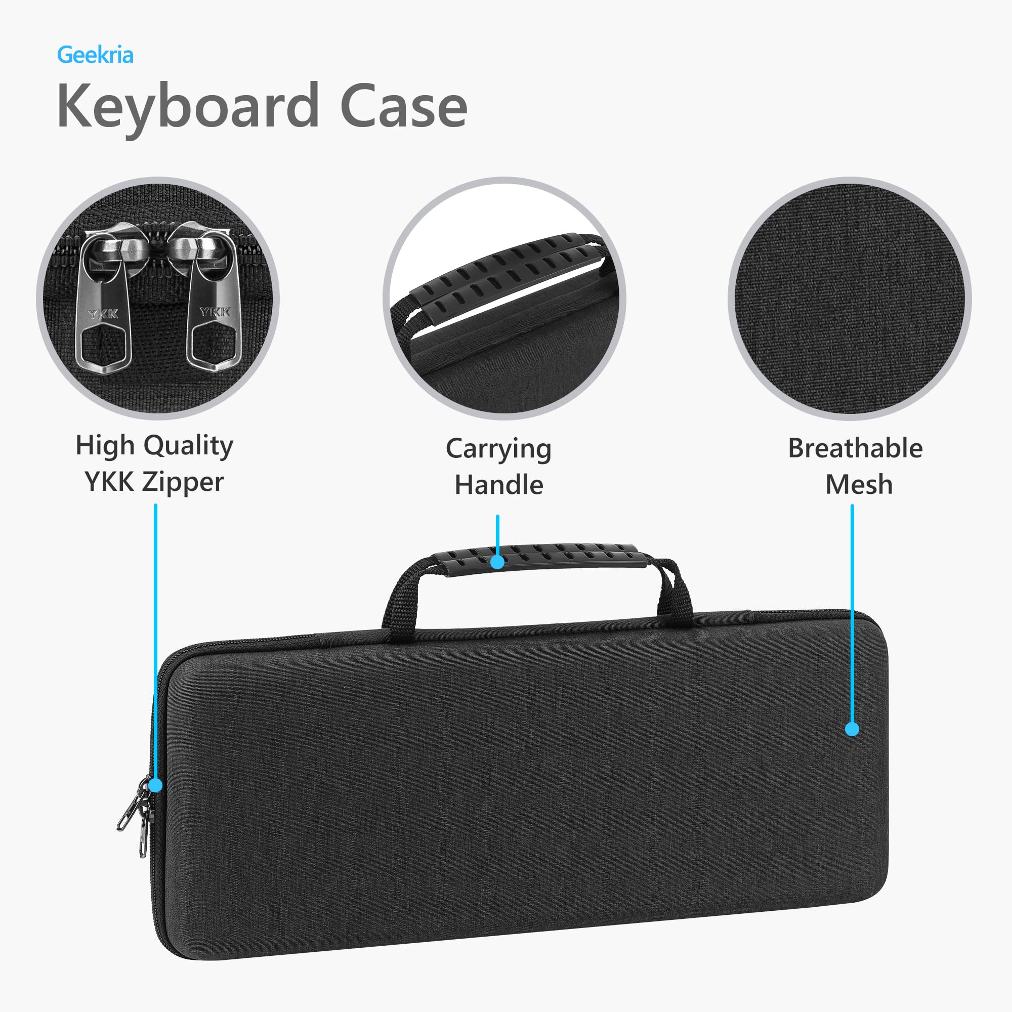 Amazon.com: GEEKRIA 90%-96% 100 Keys Keyboard Hard Shell Case